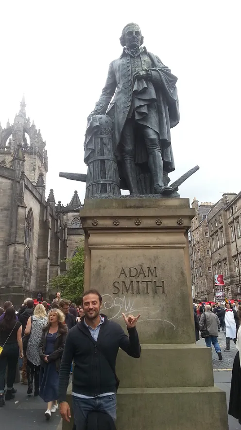 With the Boss in Edinburgh...