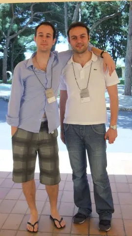 With Mr Nuño at the CEPR ESSIM 2010 in Roda de Bará, Tarragona.