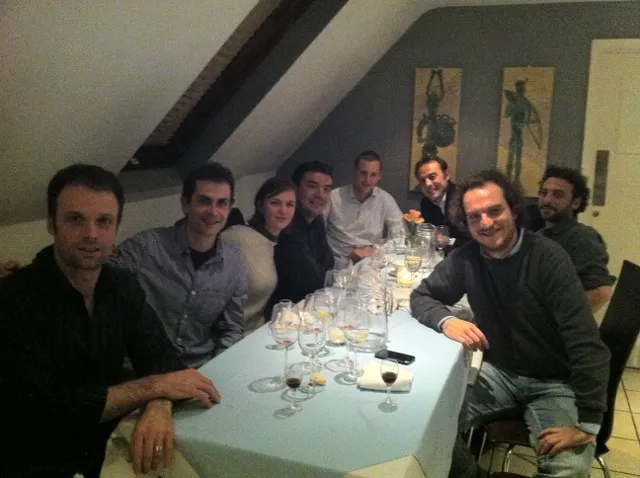 2nd Workshop on Structural Change and Macroeconomic Dynamics. From the left Jean, Miguel, Monika, Vincenzo, Timo, Alessio, Cristiano and Esteban.